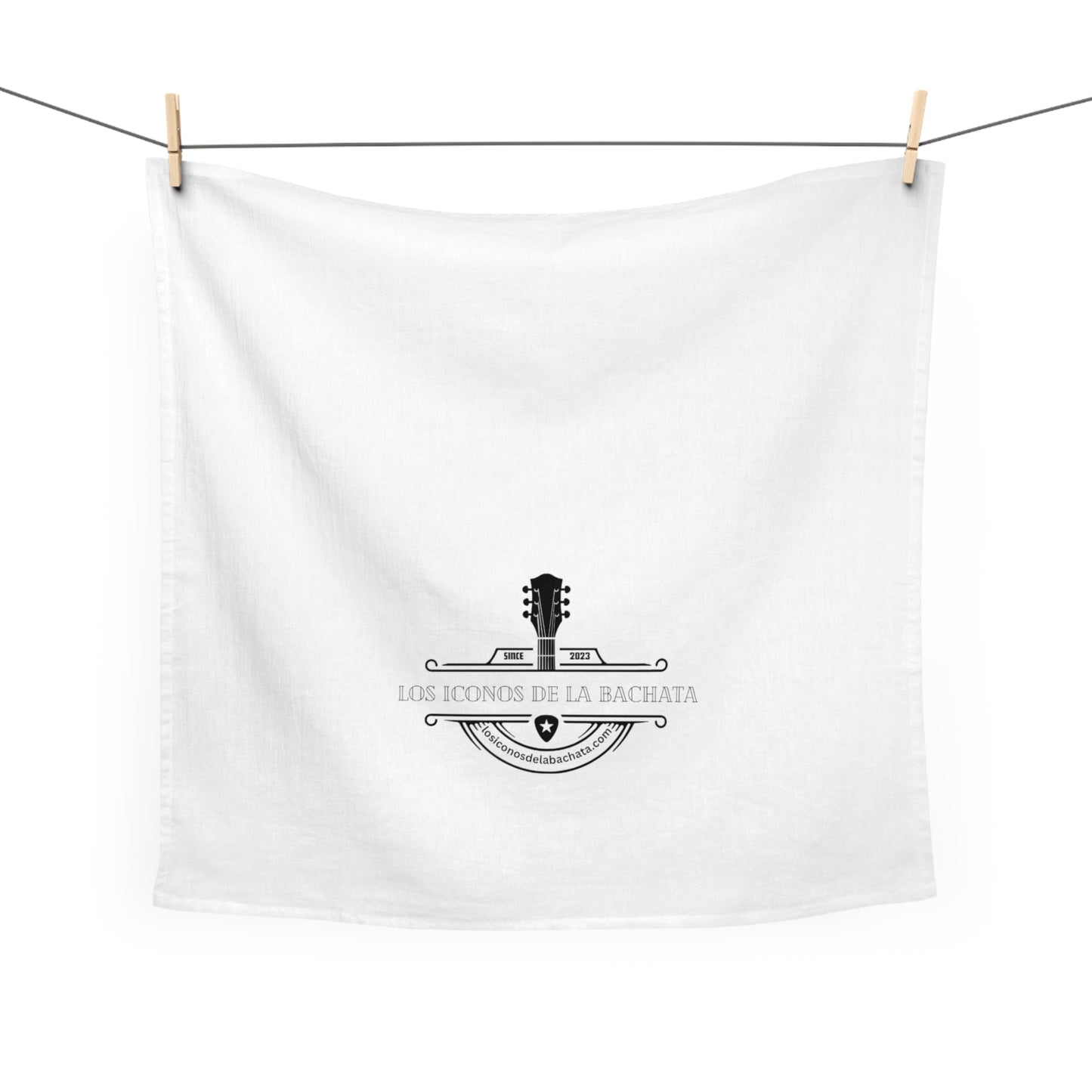 Los Iconos De La Bachata Tea Towel