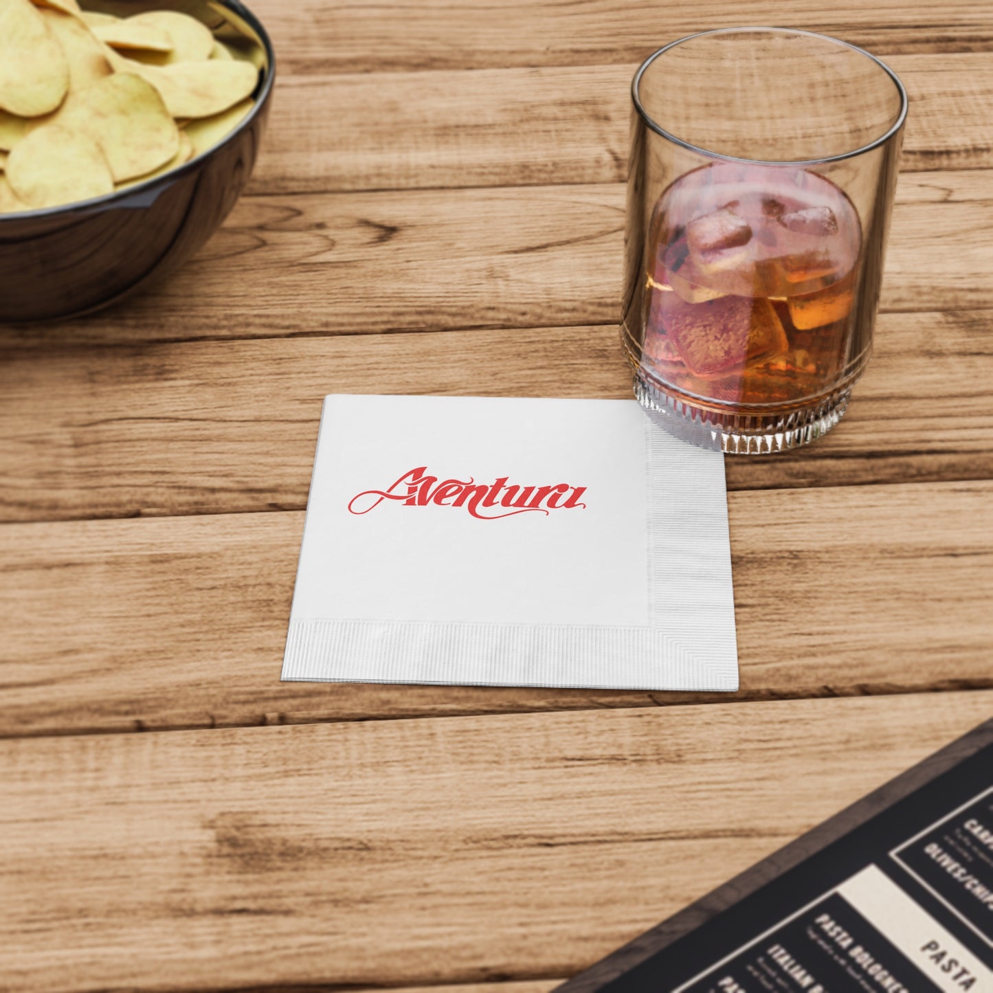 Aventura White Coined Napkins