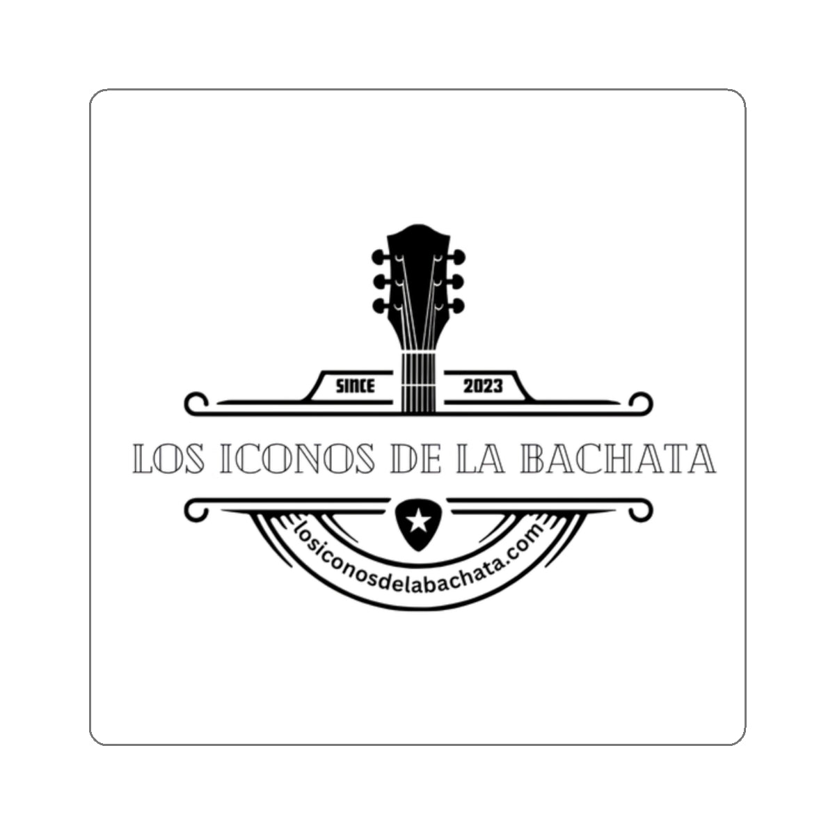 Los Iconos De La Bachata Kiss-Cut Stickers