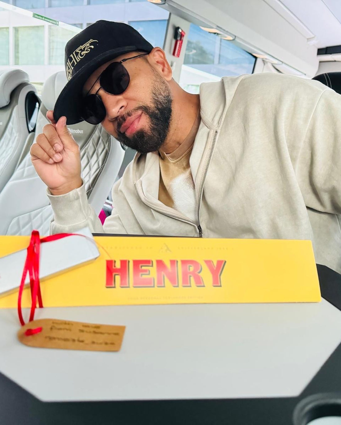 Henrys appreciates the gifts he receives from his fans