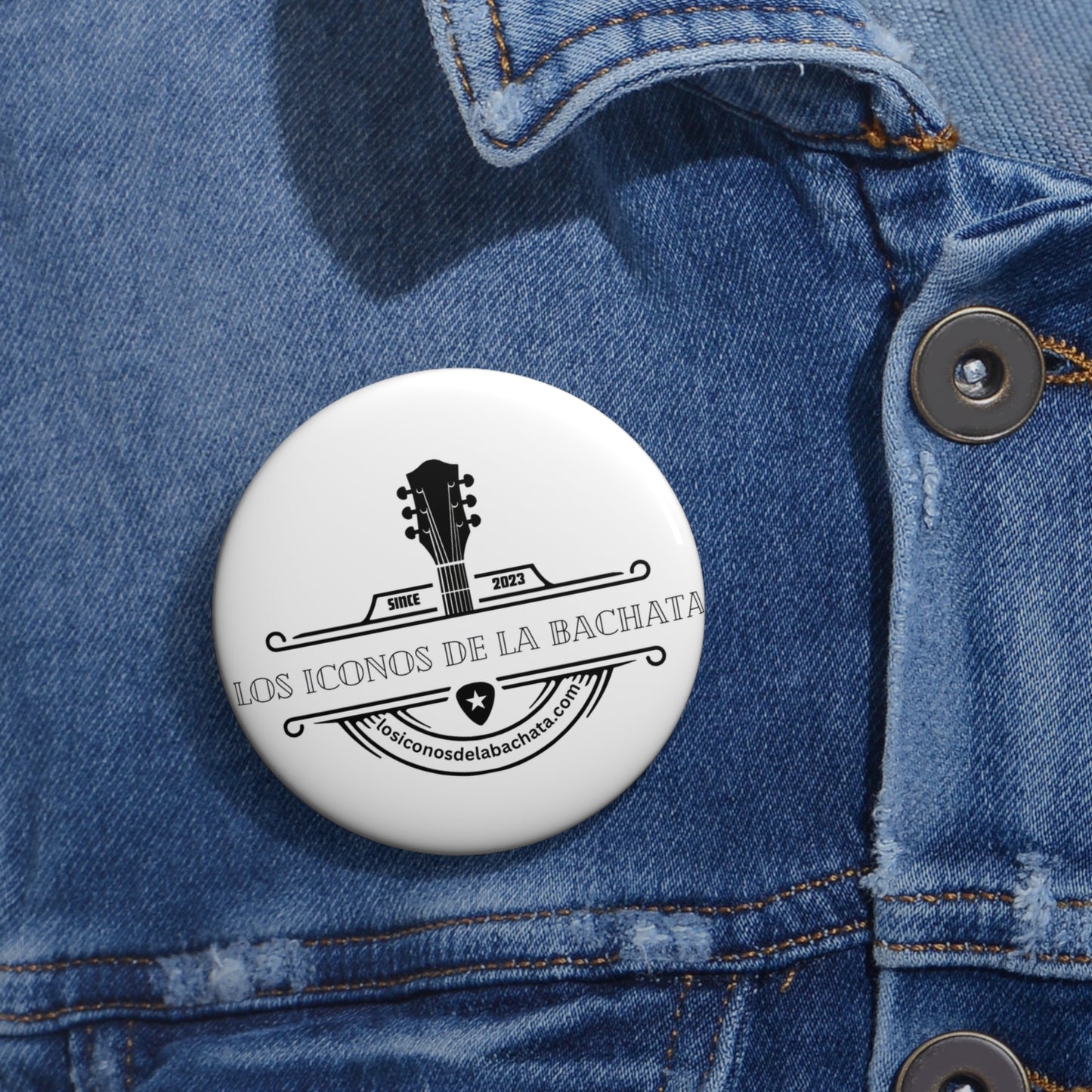 Los Iconos De La Bachata Pin Buttons