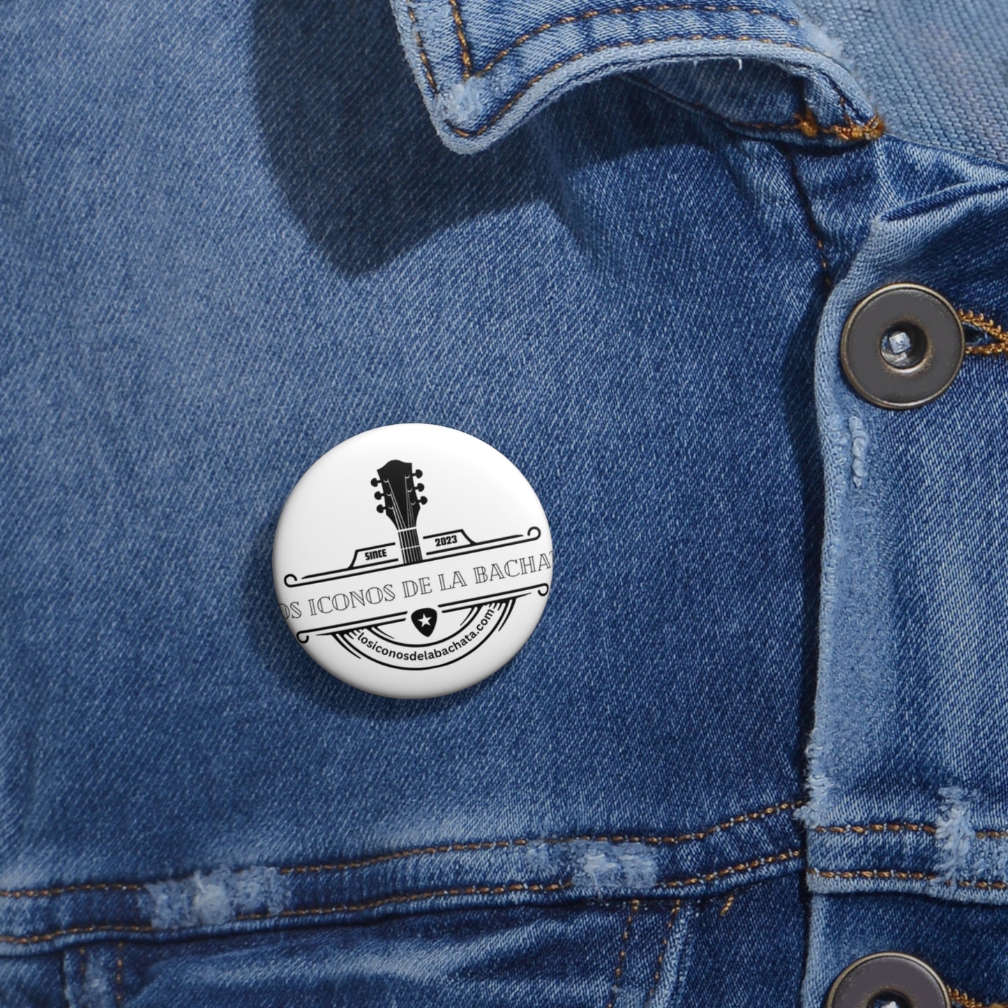 Los Iconos De La Bachata Pin Buttons