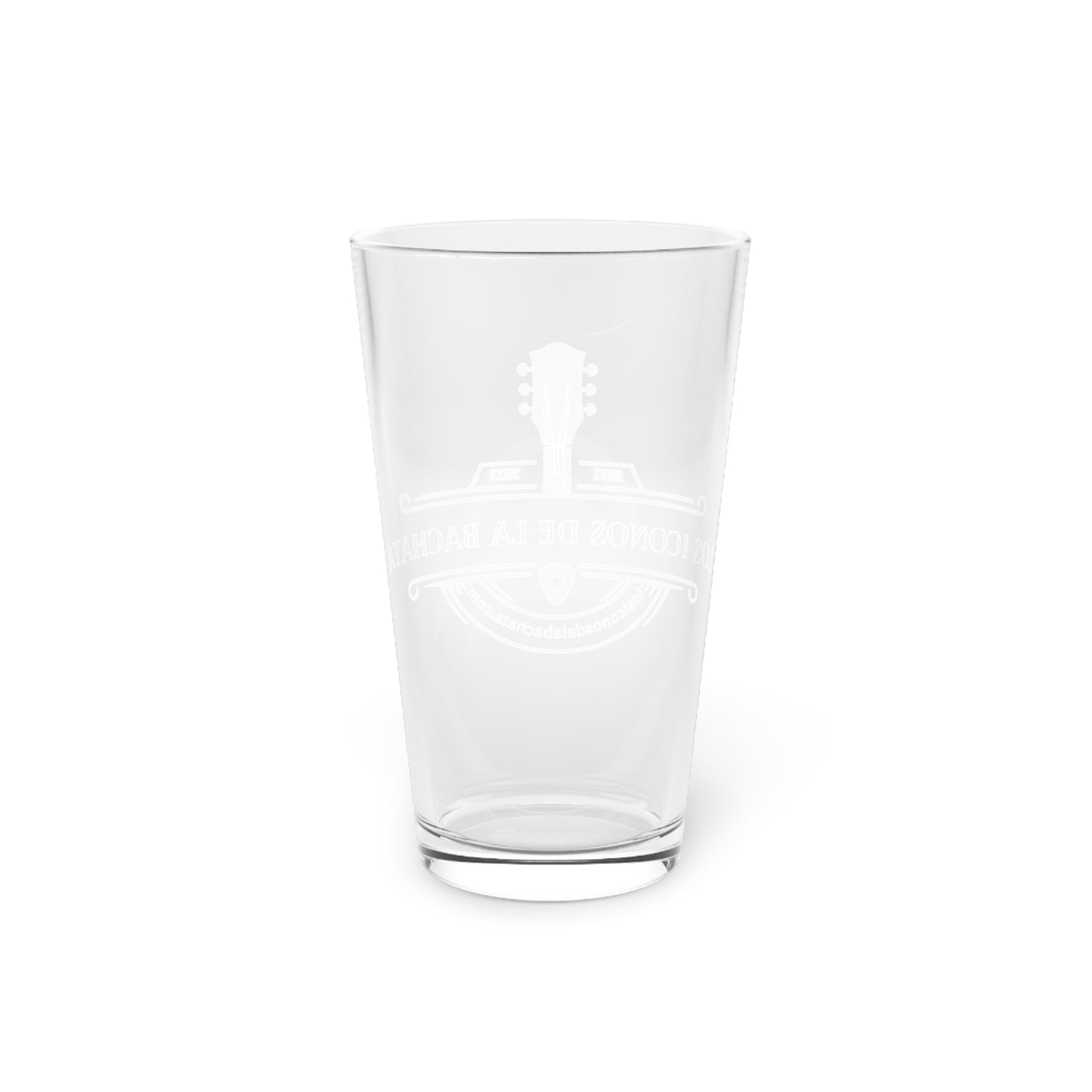 Los Iconos De La Bachata Pint Glass, 16oz