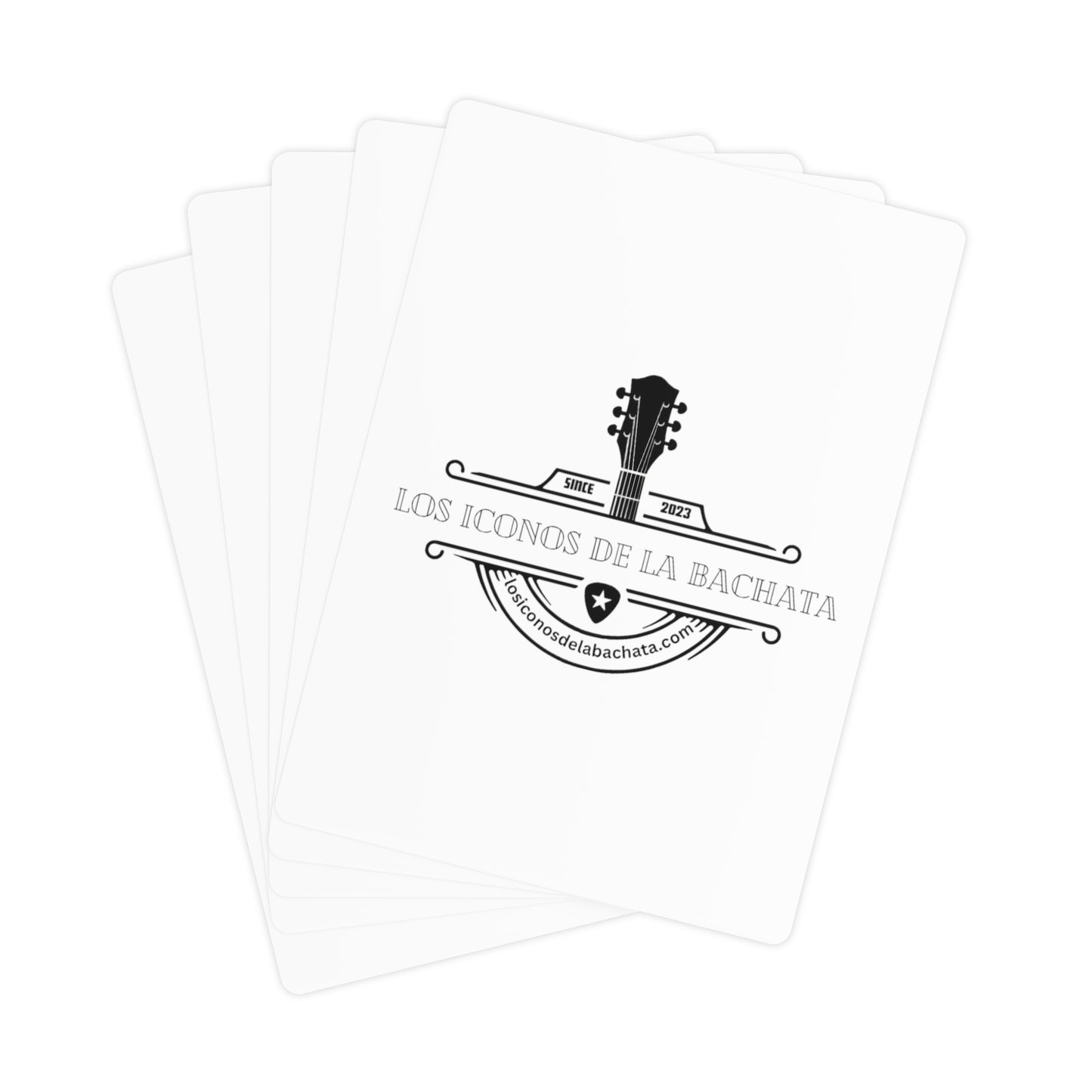 Los Iconos De La Bachata Poker Cards