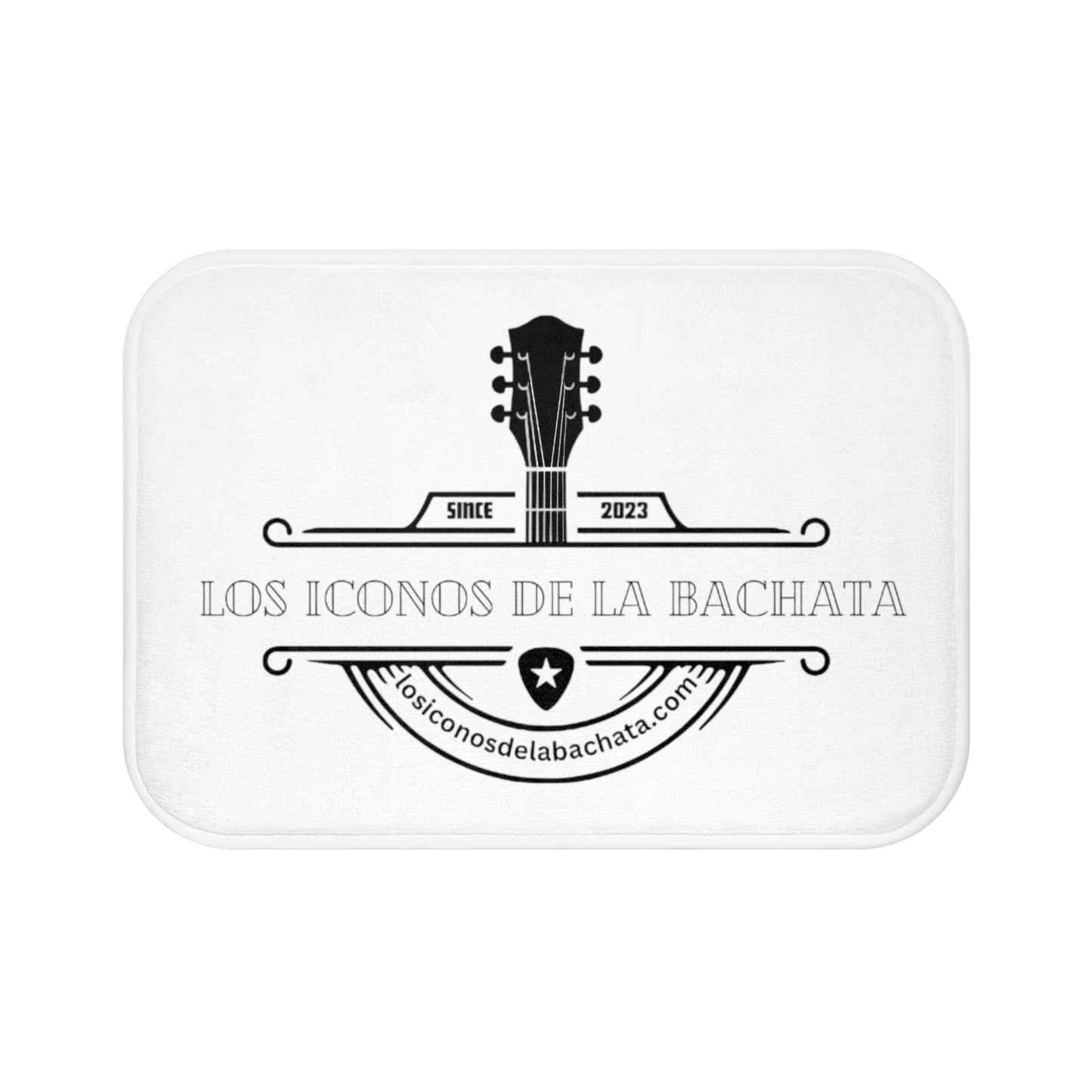 Los Iconos De La Bachata Bath Mat