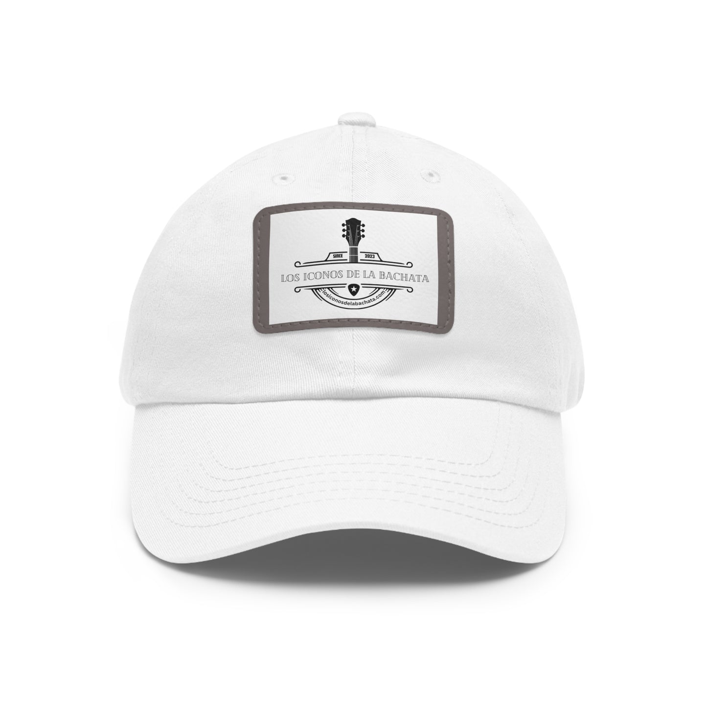 Los Iconos De La Bachata Dad Hat with Leather Patch (Rectangle)