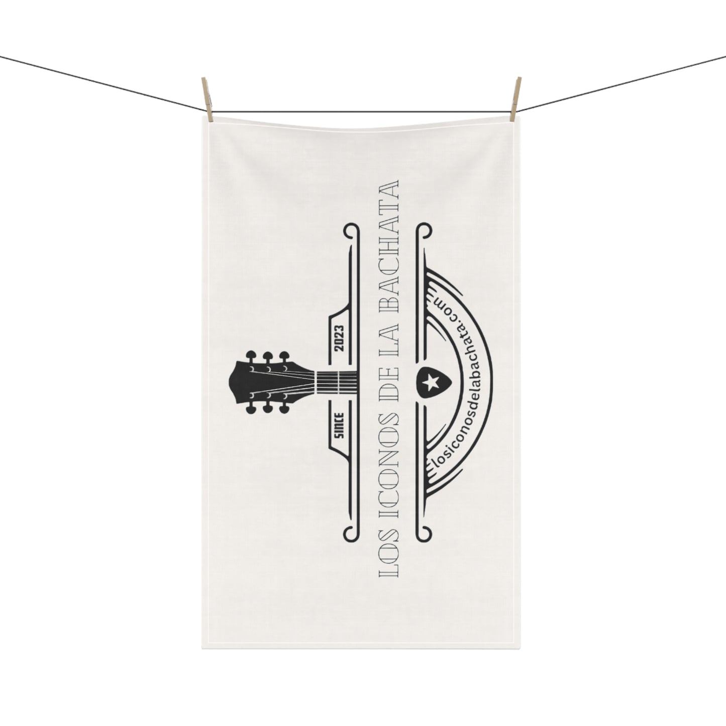 Los Iconos De La Bachata Kitchen Towel