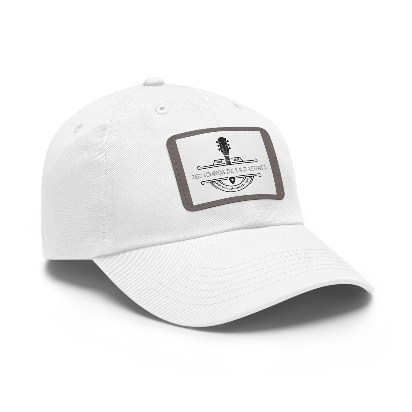 Los Iconos De La Bachata Dad Hat with Leather Patch (Rectangle)