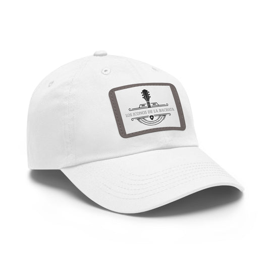 Los Iconos De La Bachata Dad Hat with Leather Patch (Rectangle)