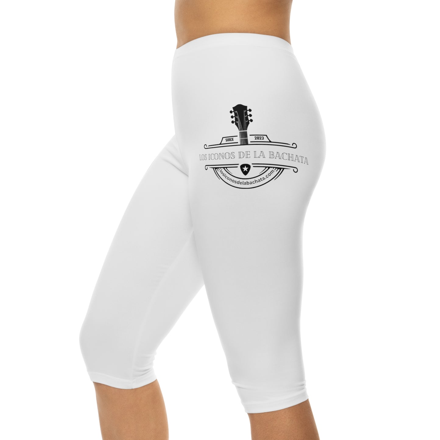 Los Iconos De La Bachata Women’s Capri Leggings (AOP)