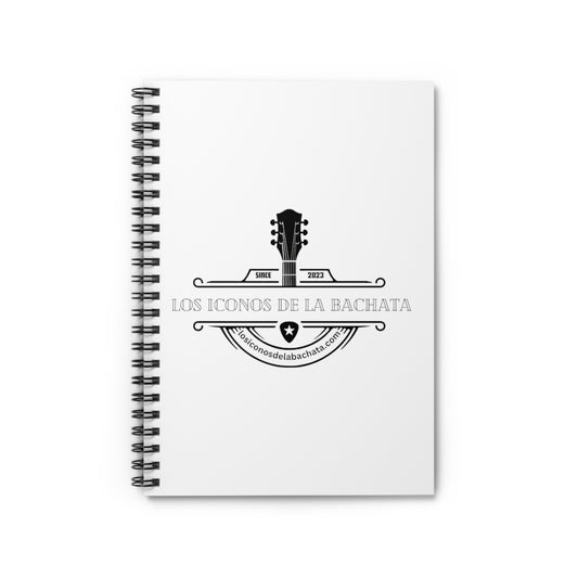 Los Iconos De La Bachata Spiral Notebook - Ruled Line